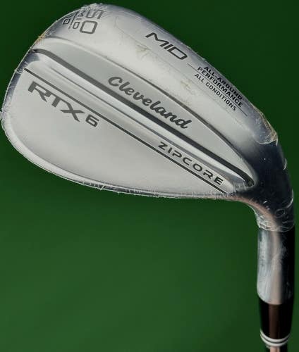 Cleveland RTX 6 Tour Satin Lob LW Wedge 60-10* Steel Dynamic Gold Spinner NEW