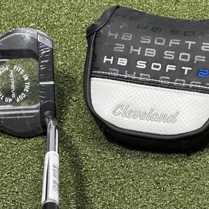 Cleveland HB Soft 2 Black Retreve Putter LEFT Hand w/ All In Shaft 35" LH NEW