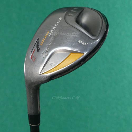 LH TaylorMade r7 Draw Rescue 22 Hybrid 4 Iron Factory REAX 55 Graphite Seniors