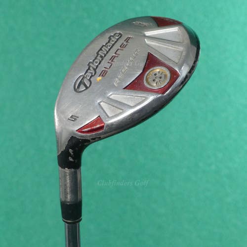LH TaylorMade Burner Rescue 25 Hybrid 5 Iron Factory T-Step 90 Steel Stiff