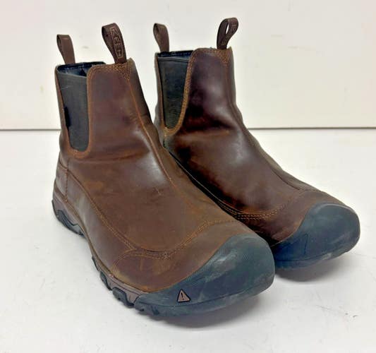 KEEN Anchorage III Waterproof Leather Insulated Chelsea Boots US 11.5 EU 45