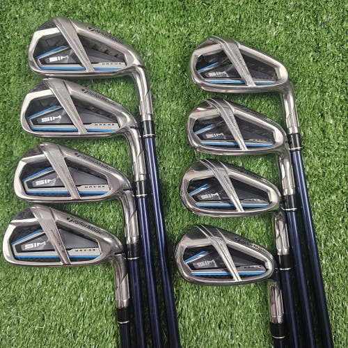 TaylorMade SIM MAX OS Iron Set 4-PW AW (GW) Ventus Blue 6R Regular Graphite RH