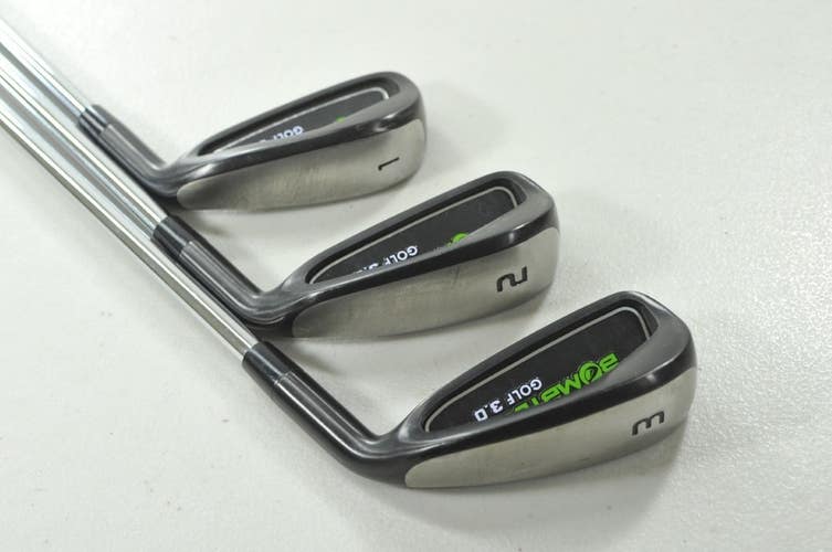 Bombtech 3.0 #1, #2, #3 Driving Irons Set Stiff Flex RH Steel  # 210790