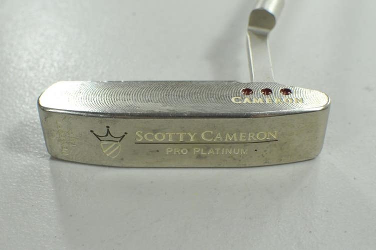 Titleist 1999 Scotty Cameron Pro Platinum Newport 2 35" Putter RH Steel # 210328