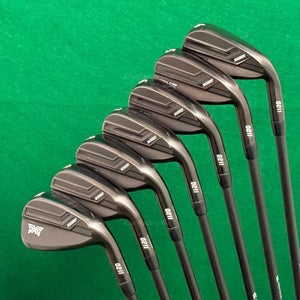 PXG 0211 XCOR2 Xtreme Dark 4-PW Iron Set Mitsubishi MMT 80/S Graphite Stiff
