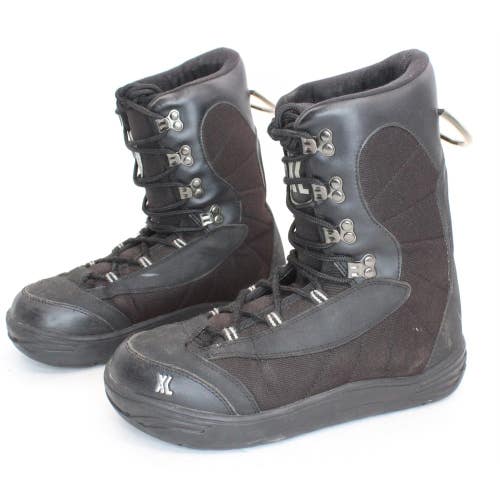 XL Lace-up Snowboard Boots - Size 8 / Mondo 26 Used