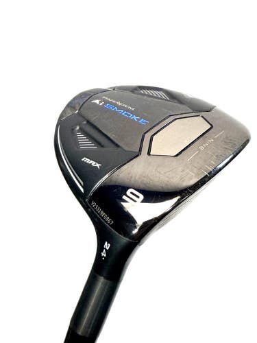 Callaway Ai Smoke Max 9 Wood 24 Aldila Rogue White 80g X-Stiff Flex Fairway