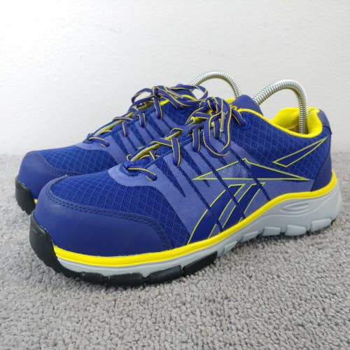 Reebok Arion RB458 Womens Size 9 W Work Shoes Safety Composite Toe ASTM Blue