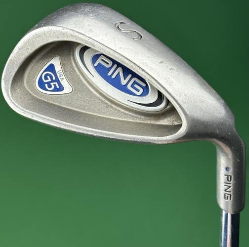 PING G5 Blue Dot Sand SW Wedge Steel Cushin Stiff Flex Right Hand (+.5", 1* Up)