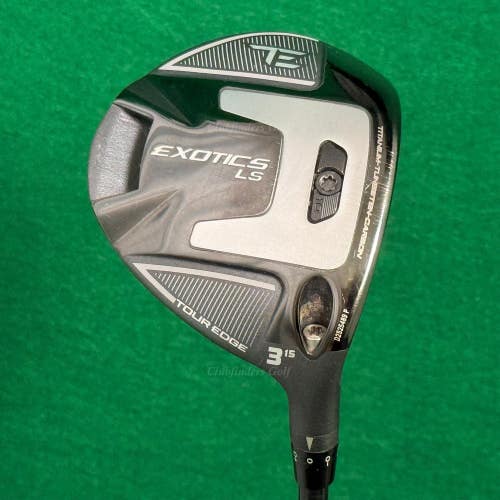Tour Edge Exotics LS 2025 15 Fairway Wood 3 Mitsubishi Kai'li 60R Regular w/ HC