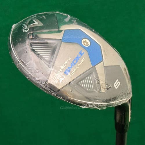 NEW! Callaway Paradym Ai Smoke Max Fast 27* 6 Hybrid Cypher Sixty Regular w/HC