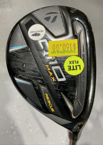 TaylorMade Qi10 MAX 20 #3 Hybrid 41" FUJIKURA SPEEDER NX 50-A Senior Flex MRH