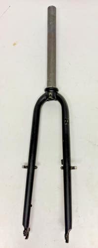 Black CrMo Rim/Disc Brake 700C Touring Fork 270mm 1-1/8" Threadless Steerer