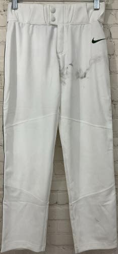 Nike Swoop Youth Medium Baseball Pants Side Snap And Zipper Fly Silicone Grips