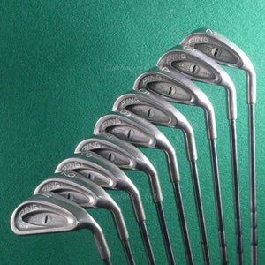 VINTAGE Ping Eye Black Dot 2-SW Iron Set Karsten ZZ-Lite Steel Stiff