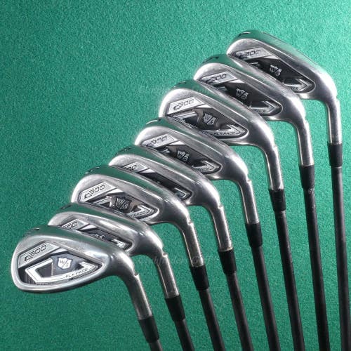 Wilson Staff C300 4-GW Iron Set Aldila Rogue 55A Graphite Seniors *READ*