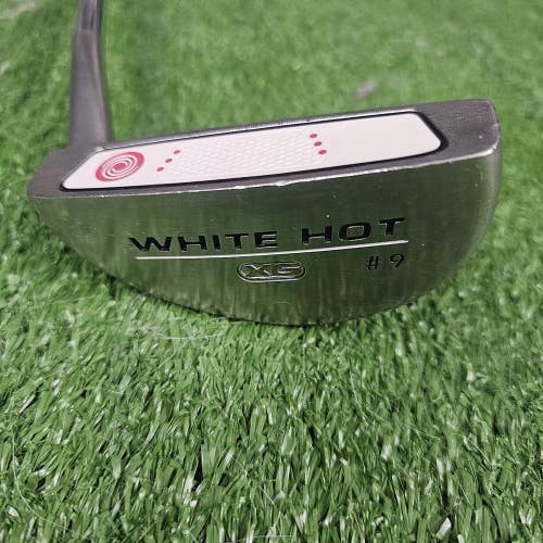 Odyssey White Hot XG #9 Mid Mallet 32" Silver Heel Shafted Putter Left Handed LH