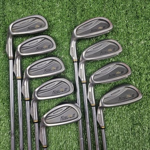 KING COBRA II OVERSIZE Iron Set 3-PW GW Stock Extra Stiff Steel Shafts Left LH