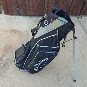 Callaway Warbird Dual Strap Stand Bag Black/Grey