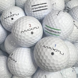 50 White Max Fli Premium AAA Used/ Recycled Golf Balls