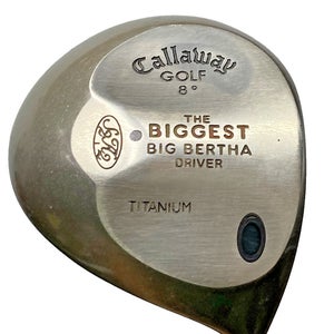 Callaway The Biggest Big Bertha Ti Driver 8* S2H2 RH Extra Stiff Graphite 45.5"