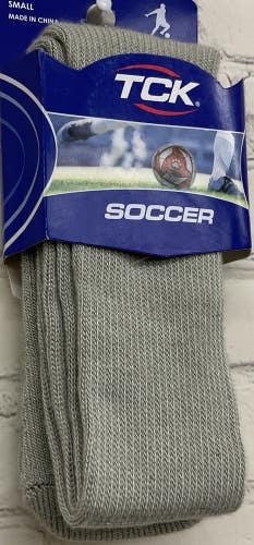 TCK Sports Size Small Soccer Knit Tube Sock Fully Cushioned Foot Smooth Toe Seam