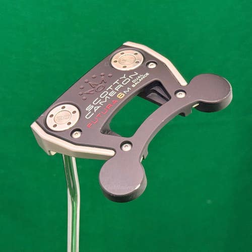LH Scotty Cameron Futura 6M Dual Balance 38" Single-Bend Mallet Putter w/ HC