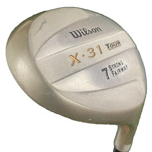 Wilson X-31 Tour Strong Fairway 7 Wood Ladies Graphite 41" RH New Grip HC Nice