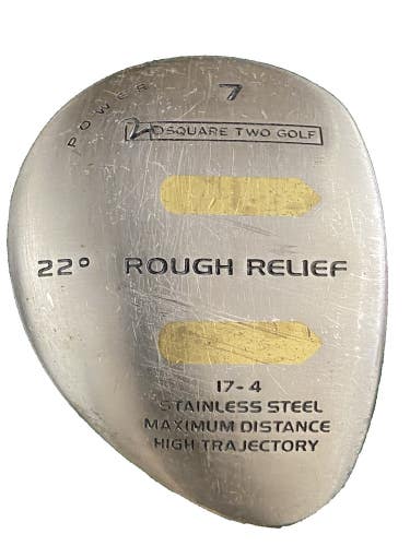 Square Two Rough Relief 7 Wood 22* Men's RH Regular Graphite 39.5 New Jumbo Grip