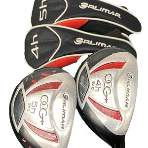 Orlimar OCG Hybrid Set 4h 22 5h 25 RH Regular Graphite Good Factory Grips Covers