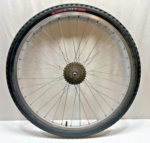 Araya VP-20 7-Speed Aluminum 26" QR Rear Wheel Shimano HG50 Hub FasTrac Tire