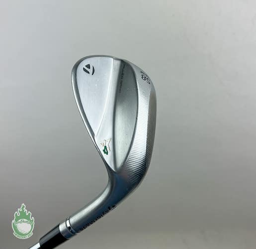 Used TaylorMade Milled Grind 4 Chrome LB Wedge 58*-08 Stiff Steel Golf Club
