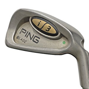 Ping I3 Blade 4 Iron Green Dot 2* Upright RH Men's Stiff Steel 38.5" Stock Grip