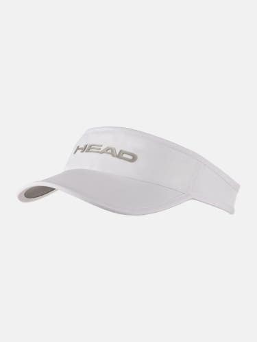 *NWT* WOMEN'S HEAD "PRO PLAYER" ADJUSTABLE TENNIS VISOR (WHITE) #287135-WH
