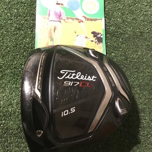 Titleist Left Handed 917D2 10.5* Driver X-Stiff Evenflow 65g T1100 Graphite