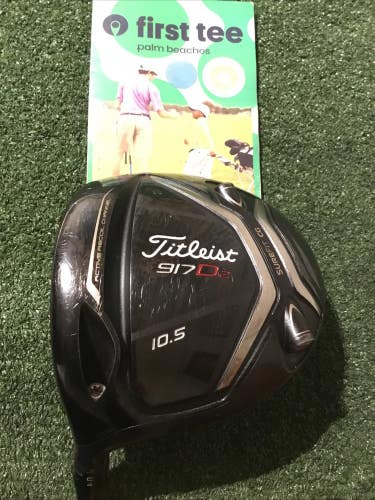 Titleist Left Handed 917D2 10.5* Driver X-Stiff Evenflow 65g T1100 Graphite