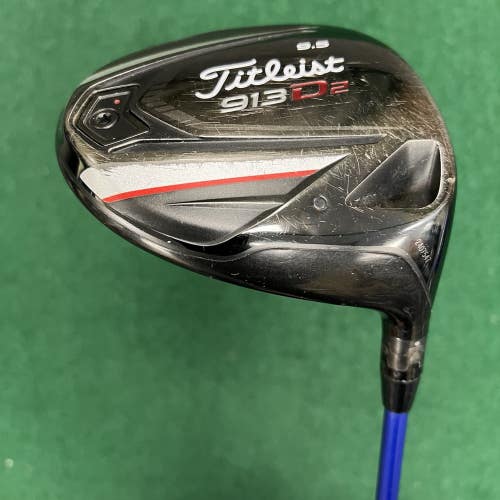Titleist 913 D2 Driver 9.5 Graphite Diamana Stiff Flex Graphite Shaft MRH 45"