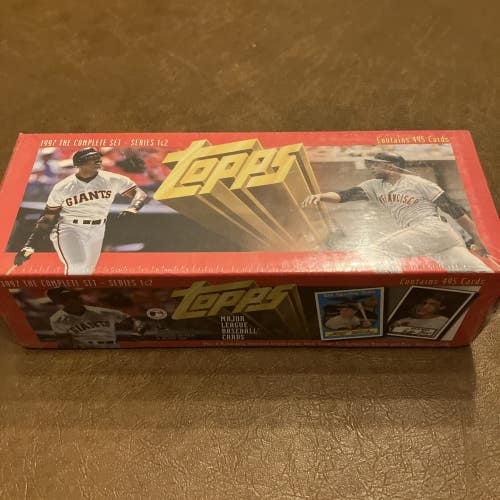 Topps 1997 complete set baseball cards series 1 and 2 factory seal