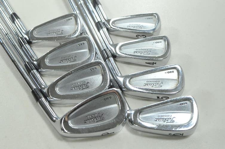 Titleist 690 CB Forged 3-PW Iron Set X-Stiff Flex Right DG X100 Steel #210824