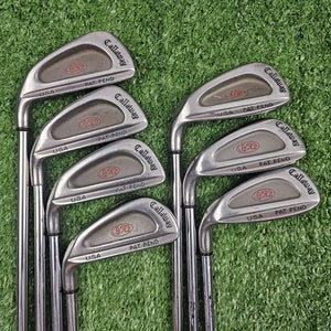 Callaway S2H2 Iron Set 4-PW Memphis 10 Uniflex Steel Shaft Left LH +1.5"