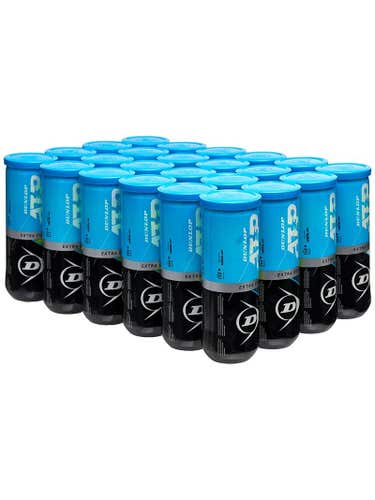 Dunlop Sports ATP Premium Extra Duty Tennis Balls - Case of 24 cans (72 Balls)