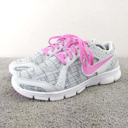 Nike Flex Experience RN 2 Womens Size 8.5 Running Shoes Light Gray Sneakers Low