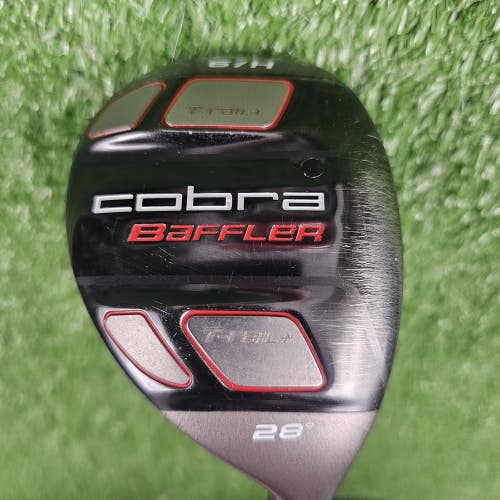Cobra Baffler T-Rail + 6 Hybrid 28 Graphite Design Tour AD G 70g Stiff RH 39