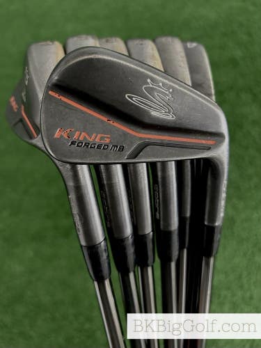 Cobra King Forged MB Black Iron Set 4-P / KBS Tour 130 X Extra Stiff