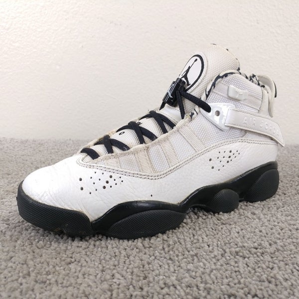 Air Jordan 6 Rings Motorsport Boys Size 4.5Y Shoes Basketball Sneaker DJ6163-107
