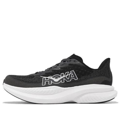 Hoka One One Mach 6 1147833-BWHT Sneaker Men's Black White Running Shoes MEW230