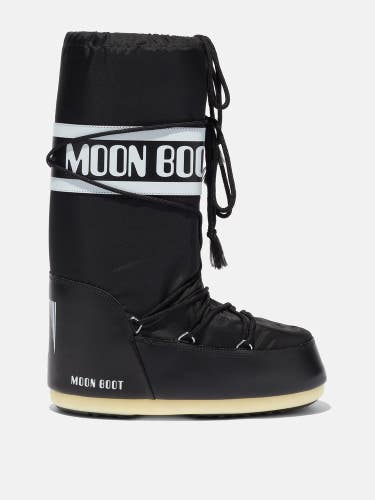 Moon Boot Icon 14004400 PR 3 Snow Boots Women's US 4.5 Black Insulated VER1438
