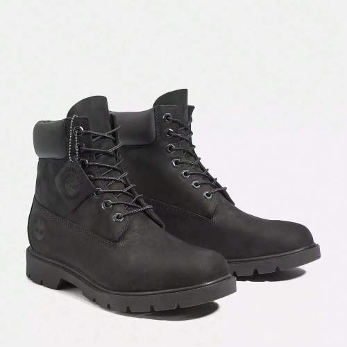 Timberland Classic TB019039001 Boots Mens 9.5 Black Nubuck Waterproof Ankle MEW7