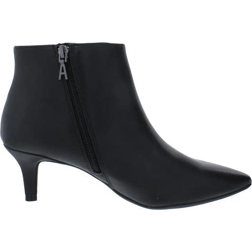 Aerosoles Edith Boots Womens US 8.5 Black Pointed Toe Kitten Heel Bootie RHS7577