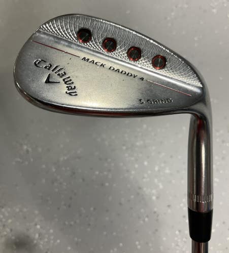 Callaway MACK DADDY 4 50 Gap Wedge 35" DYNAMIC GOLD 115 S200 Stiff Flex Steel